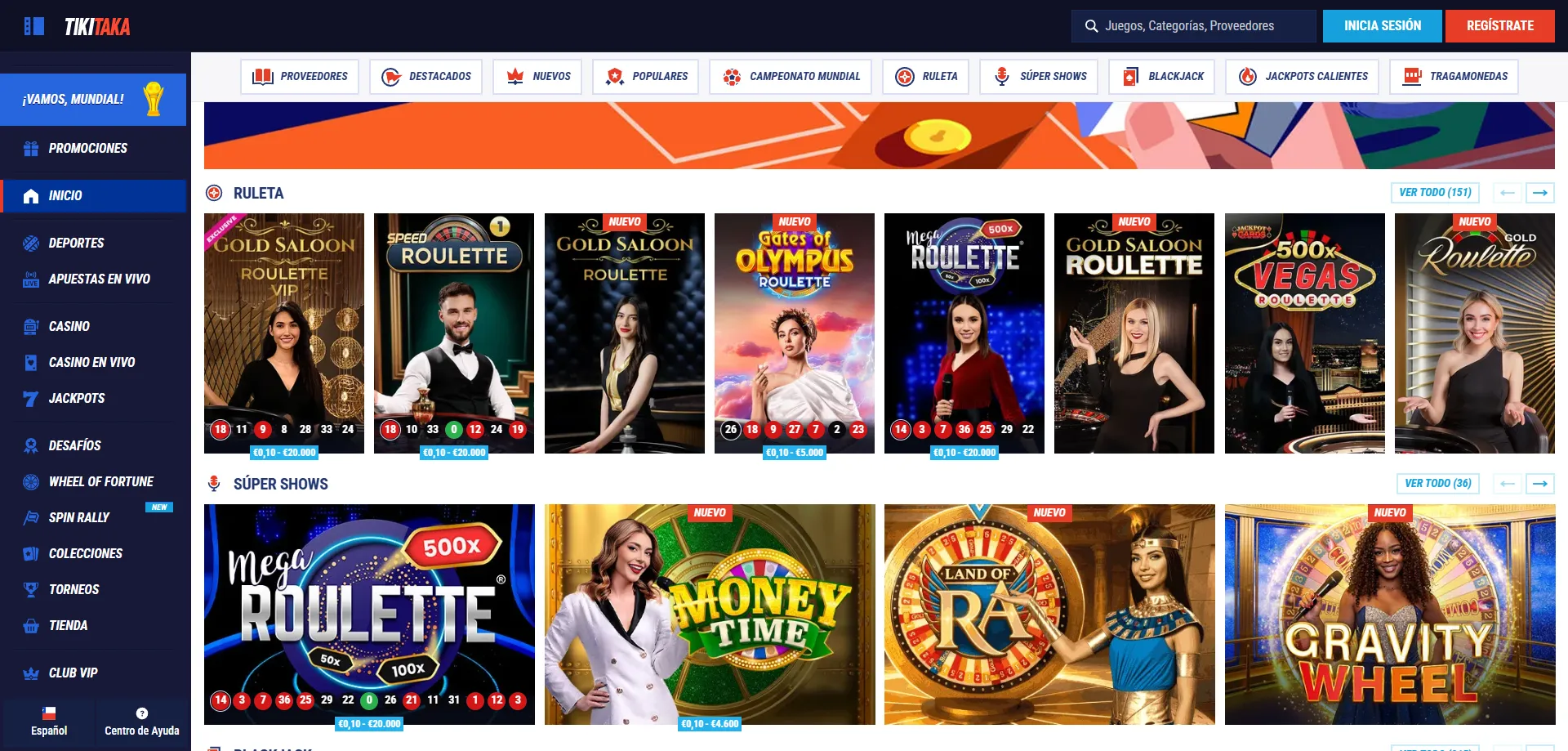 TikiTaka Casino app download